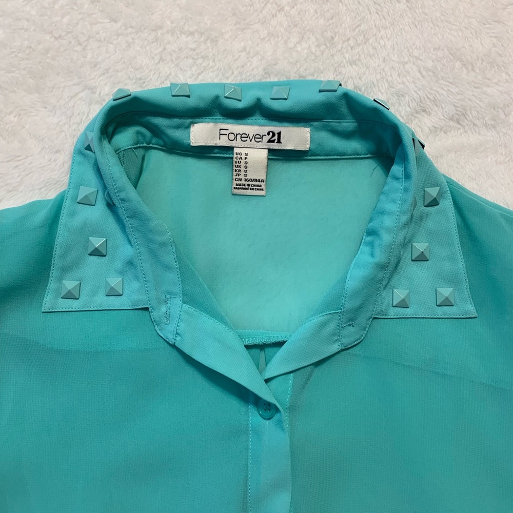 SOLD | Turquoise Blouse